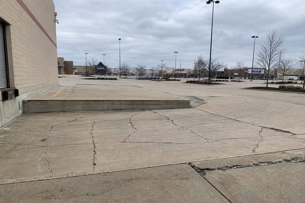 Commercial Parking Lot Leveling photo
